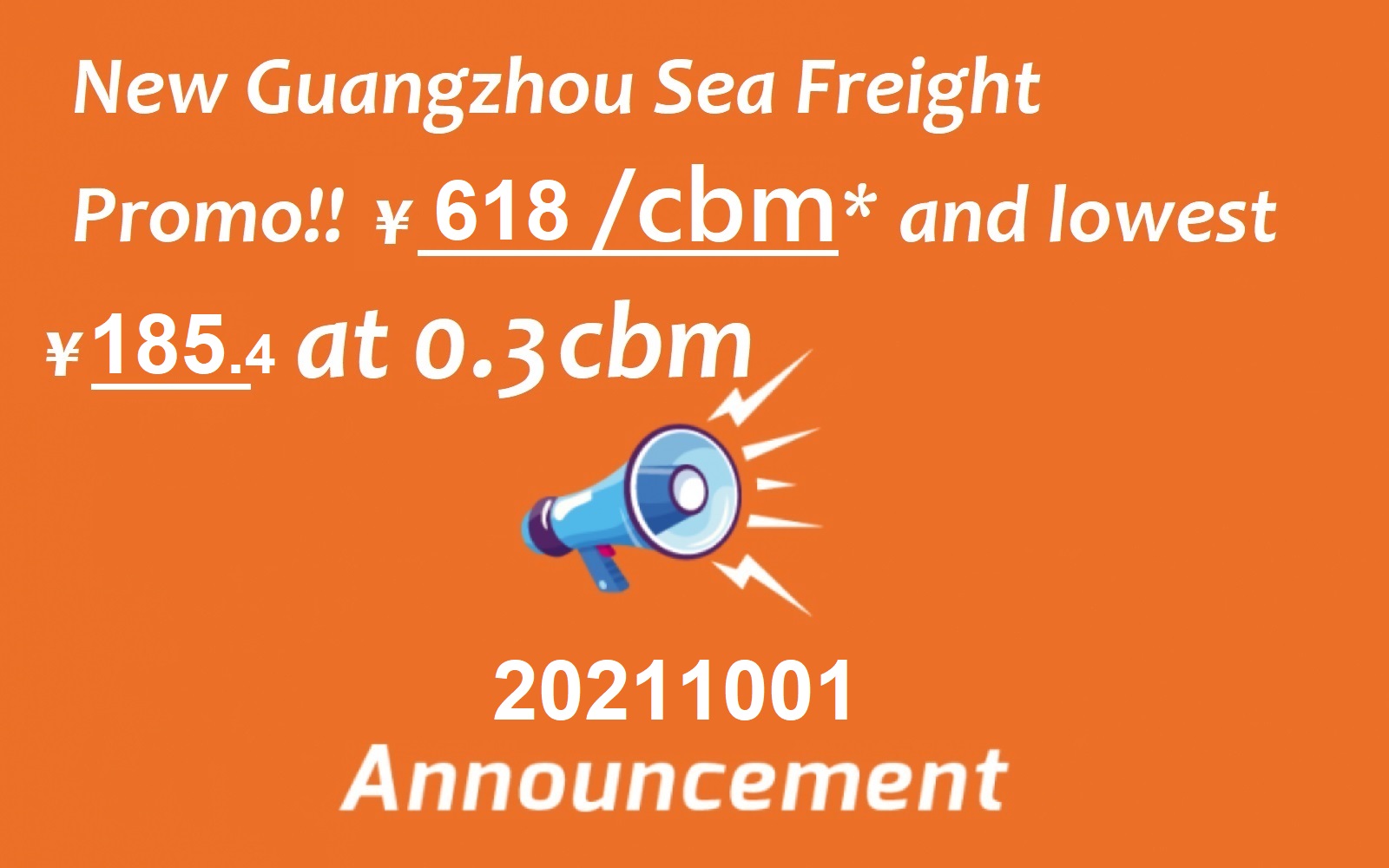 2021 october myposman sea freight promotion